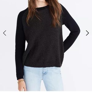 Madewell drape back sweater